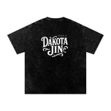 Dakota Jin Snow Washed Oversized Cotton T-Shirt